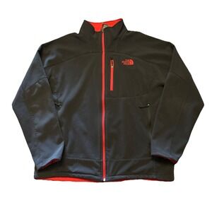 The North Face Apex Bionic Zip‎ Fleece Lined Softshell Jacket Black Men's XL
